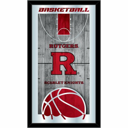 HOLLAND BAR STOOL CO Rutgers 15" x 26" Basketball Mirror MBsktRutger